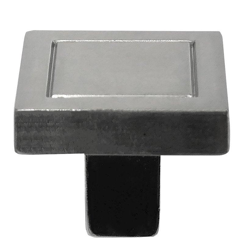 Laurey Cosmo Series 72828 Cabinet Knob, 1.1 in Projection, Contemporary, 7/8 in L x 7/8 in W, Zinc, Satin Nickel