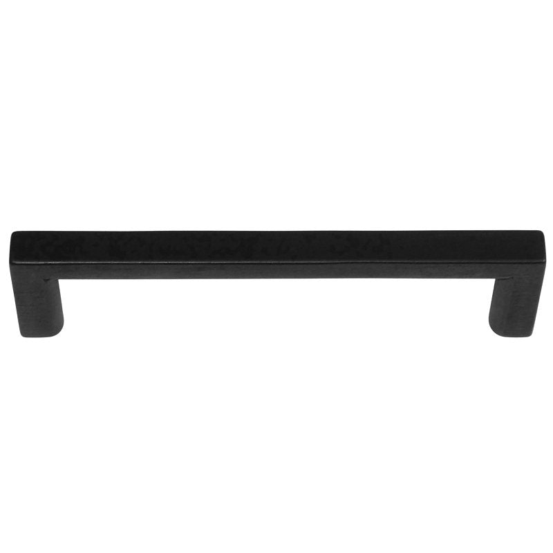Laurey Cosmopolitan Series 73120 Cabinet Pull, 5.2 in L Handle, 0.31 in H Handle, 1.3 in Projection, Zinc, Matte Black