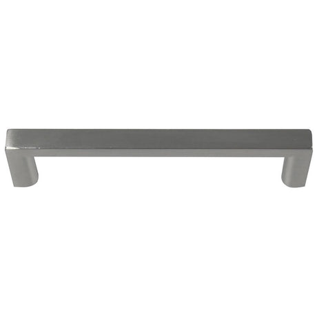 Laurey Cosmopolitan Series 73128 Cabinet Pull, 131 mm L Handle, 33 mm H Handle, Zinc, Satin Nickel