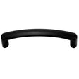 Laurey Aventura Series 74620 Cabinet Pull, 4.1 in L Handle, 0.47 in H Handle, 0.9 in Projection, Zinc, Matte Black
