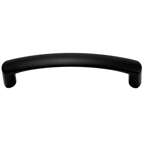 Laurey Aventura Series 74620 Cabinet Pull, 4.1 in L Handle, 0.47 in H Handle, 0.9 in Projection, Zinc, Matte Black
