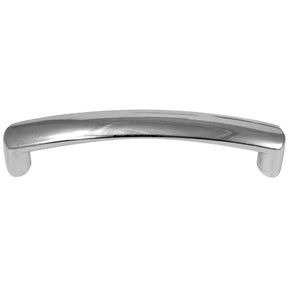 Laurey Aventura Series 74626 Cabinet Pull, 104 mm L Handle, 23 mm H Handle, Zinc, Polished Chrome