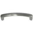 Laurey Aventura Series 74628 Cabinet Pull, 104 mm L Handle, 23 mm H Handle, Zinc, Satin Nickel