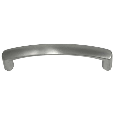 Laurey Aventura Series 74628 Cabinet Pull, 104 mm L Handle, 23 mm H Handle, Zinc, Satin Nickel