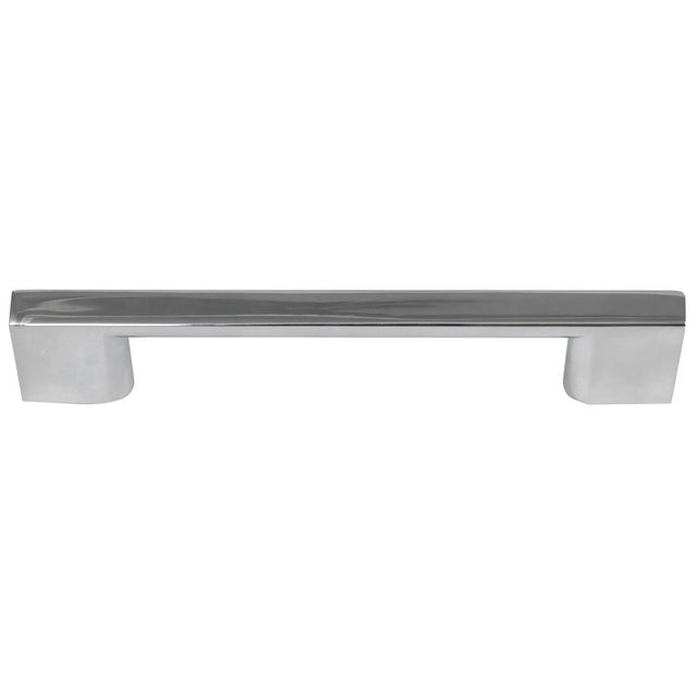 Laurey Contempo Series 75026 Cabinet Pull, 112 mm L Handle, 35 mm H Handle, Zinc, Polished Chrome
