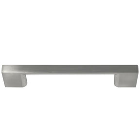 Laurey Contempo Series 75028 Cabinet Pull, 120 mm L Handle, 27 mm H Handle, Zinc, Satin Nickel
