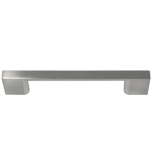 Laurey Contempo Series 75028 Cabinet Pull, 120 mm L Handle, 27 mm H Handle, Zinc, Satin Nickel