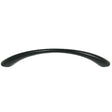 Laurey 75120 Tapered Bow Pull, 4.29 in L Handle, 1.02 in Projection, Zinc, Matte Black