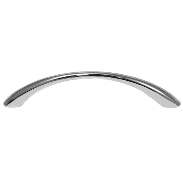 Laurey Danica Series 75126 Cabinet Pull, 109 mm L Handle, 26 mm H Handle, Polished Chrome