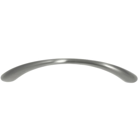 Laurey Danica Series 75128 Cabinet Pull, 109 mm L Handle, 26 mm H Handle, Satin Nickel