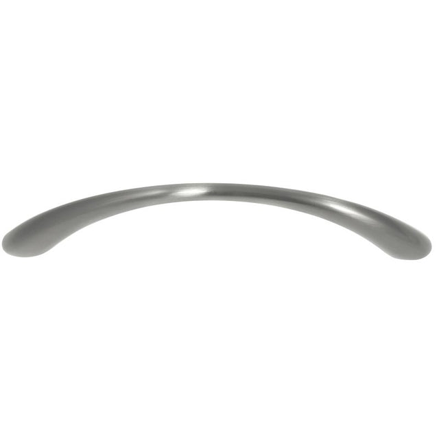 Laurey Danica Series 75128 Cabinet Pull, 109 mm L Handle, 26 mm H Handle, Satin Nickel