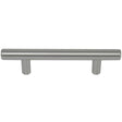 Laurey Melrose Series 87001 Cabinet Pull, 146 mm L Handle, 32 mm H Handle, Steel, Brushed Satin Nickel
