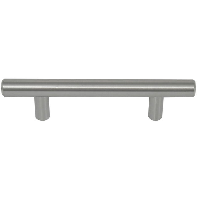 Laurey Melrose Series 87001 Cabinet Pull, 146 mm L Handle, 32 mm H Handle, Steel, Brushed Satin Nickel