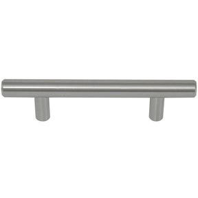 Laurey Melrose Series 87012 Cabinet Pull, 152 mm L Handle, 32 mm H Handle, Steel, Brushed Satin Nickel