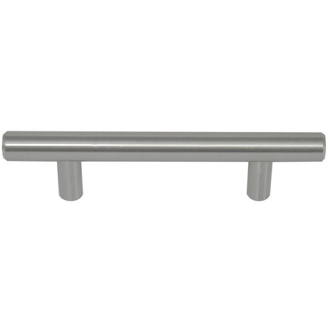 Laurey Melrose Series 87012 Cabinet Pull, 152 mm L Handle, 32 mm H Handle, Steel, Brushed Satin Nickel