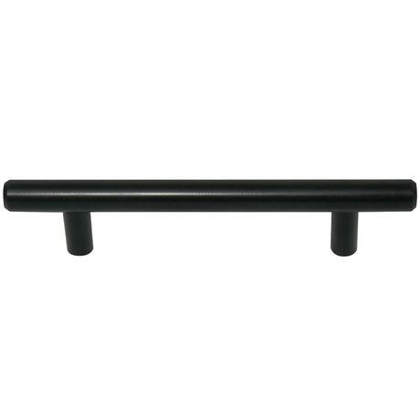 Laurey 87120 Cabinet T-Bar Pull, 127 mm L Handle, 32 mm H Handle, Steel, Matte Black