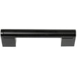 Laurey Tribeca Series 87806 Cabinet Pull, 4-3/4 in L Handle, 1.38 in Projection, Zinc, Matte Black