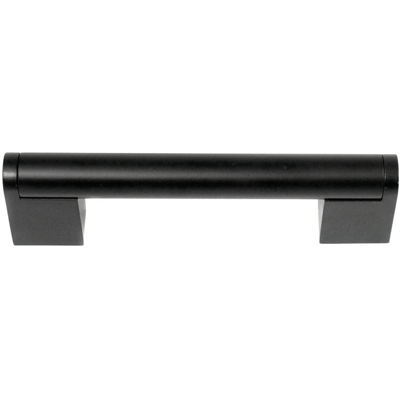 Laurey Tribeca Series 87806 Cabinet Pull, 4-3/4 in L Handle, 1.38 in Projection, Zinc, Matte Black