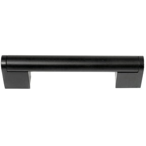 Laurey Tribeca Series 87806 Cabinet Pull, 4-3/4 in L Handle, 1.38 in Projection, Zinc, Matte Black