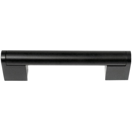 Laurey Tribeca Series 87806 Cabinet Pull, 4-3/4 in L Handle, 1.38 in Projection, Zinc, Matte Black