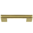 Laurey Tribeca Series 87811 Cabinet Pull, 4-3/4 in L Handle, 1.38 in Projection, Zinc, Titanium Gold