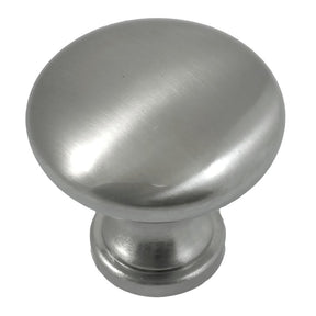 Laurey Value Packs Series 59905 Cabinet Knob, Steel, Brushed Satin Nickel