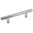Laurey Melrose Series 59920 Cabinet Pull, 5 in L Handle, 1.3 in Projection, Steel, Polished Chrome
