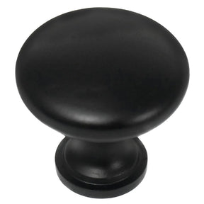 Laurey Nantucket Series 54620 Hollow Cabinet Knob, 1.2 in Projection, Steel, Matte, Pack of 25