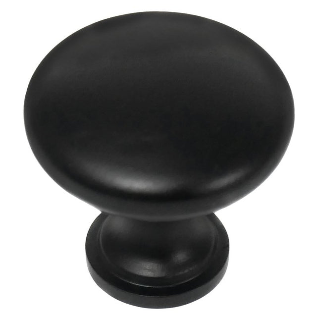 Laurey Nantucket Series 54620 Hollow Cabinet Knob, 1.2 in Projection, Steel, Matte, Pack of 25