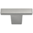 Laurey Cosmo Series 72928 Cabinet Knob, 1.1 in Projection, 2 in L, Zinc, Satin Nickel, Pack of 25