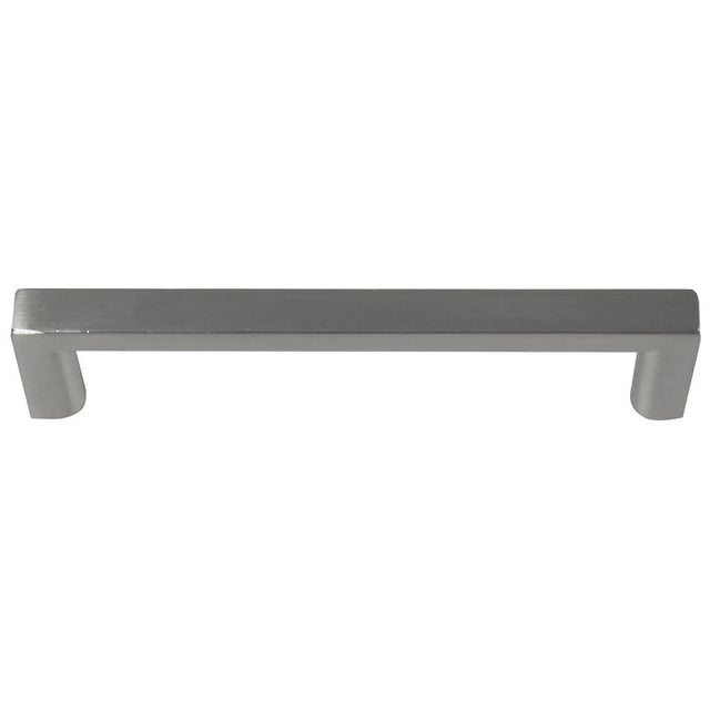 Laurey Cosmopolitan Series 73028 Cabinet Pull, 105 mm L Handle, 33 mm H Handle, Zinc, Satin Nickel, Pack of 25