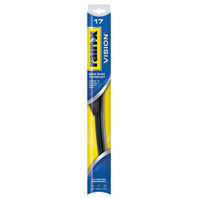 Rain-X Vision 810017 Wiper Blade, Beam Blade, 17 in L Blade, Rubber/Steel