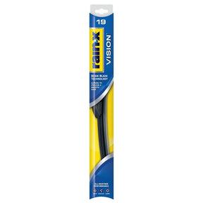 Rain-X Vision 810019 Wiper Blade, 19 in, Beam Blade, 19 in L Blade, Rubber/Steel