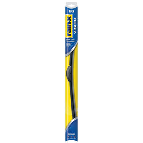 Rain-X Vision 810026 Wiper Blade, 26 in, Beam Blade, 26 in L Blade, Rubber/Steel