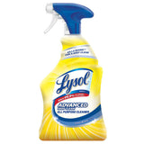 Lysol Advanced Deep Clean Lemon Breeze Scent All Purpose Cleaner Liquid 32 oz, Pack of 12