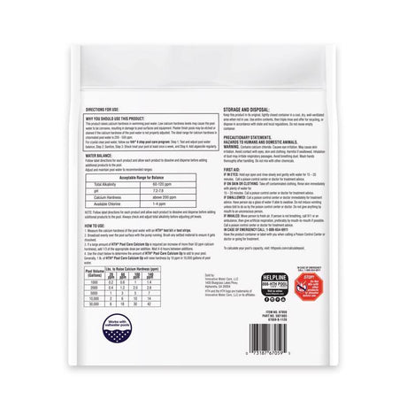 HTH Pool Care Granule Calcium Hardness Increaser 4 lb, Pack of 4