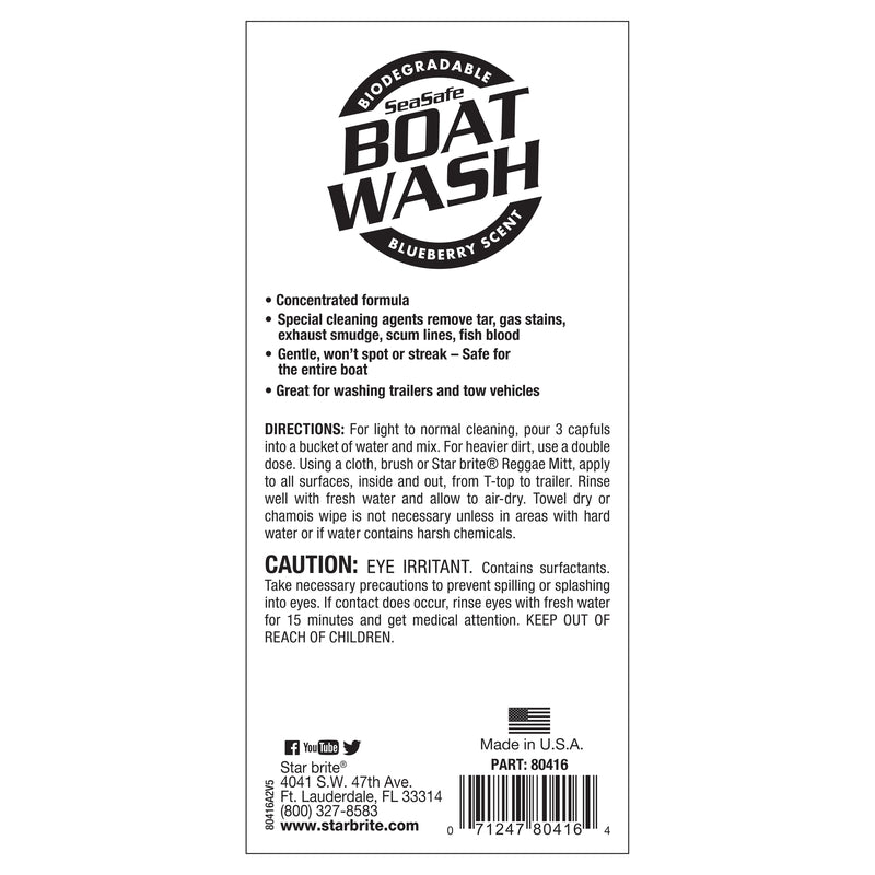 Star brite Boat Wash Liquid 16 oz