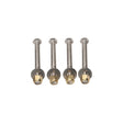 SeaStar Jack Plate Mounting Bolt Kit (Includes 4 each Stainless Steel Bolts, Brass Nylock Nuts and Washers)