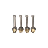 SeaStar Jack Plate Mounting Bolt Kit (Includes 4 each Stainless Steel Bolts, Brass Nylock Nuts and Washers)