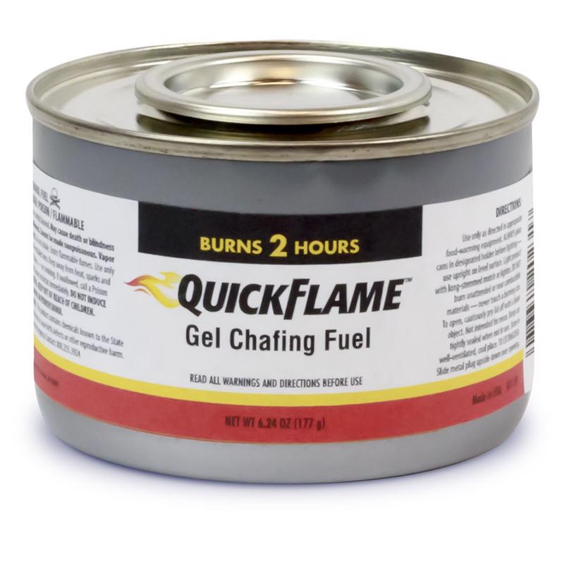 Sterno Quick Flame Chafing Fuel Steel 5.5 oz 1 pk