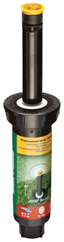 Rain Bird 1800 Series 1804AP4 Pop-Up Spray Head, 1/2 in Connection, FNPT, 4 ft, Spray Nozzle, Plastic/Steel