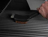 GrillPro 77618 Grill Brush, Palmyra Bristle, Resin/Steel Handle, 17 in L