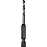 DEWALT DD5110 Impact Drill Bit, 5/32 in Dia, 2-13/16 in OAL, Spiral Flute, 1/4 in Dia Shank, Hex Shank