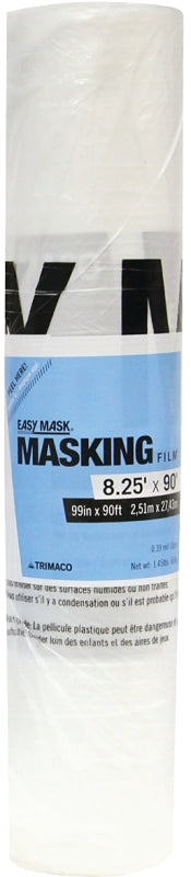 Trimaco EasyMask 69990 Masking Film, 90 ft L, 99 in W, Pack of 12