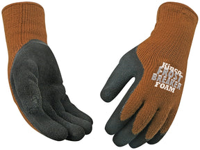 Frost Breaker 1787-L Protective Gloves, Men's, L, 11 in L, Regular Thumb, Knit Wrist Cuff, Acrylic, Brown