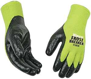 Frost Breaker 1875-L High-Visibility High-Dexterity Protective Gloves, Men's, L, Keystone Thumb, Knit Wrist Cuff