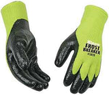 Frost Breaker 1875-L High-Visibility High-Dexterity Protective Gloves, Men's, L, Keystone Thumb, Knit Wrist Cuff