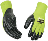 Frost Breaker 1875-L High-Visibility High-Dexterity Protective Gloves, Men's, L, Keystone Thumb, Knit Wrist Cuff