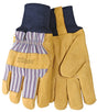 Heatkeep 1927KW-XL Thermal Protective Gloves, Men's, XL, Angled Wing Thumb, Knit Wrist, Cotton Blend Canvas