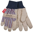 Heatkeep 1927KW-Y Thermal Protective Gloves, Men's, Angled Wing Thumb, Knit Wrist, Cotton Blend Canvas